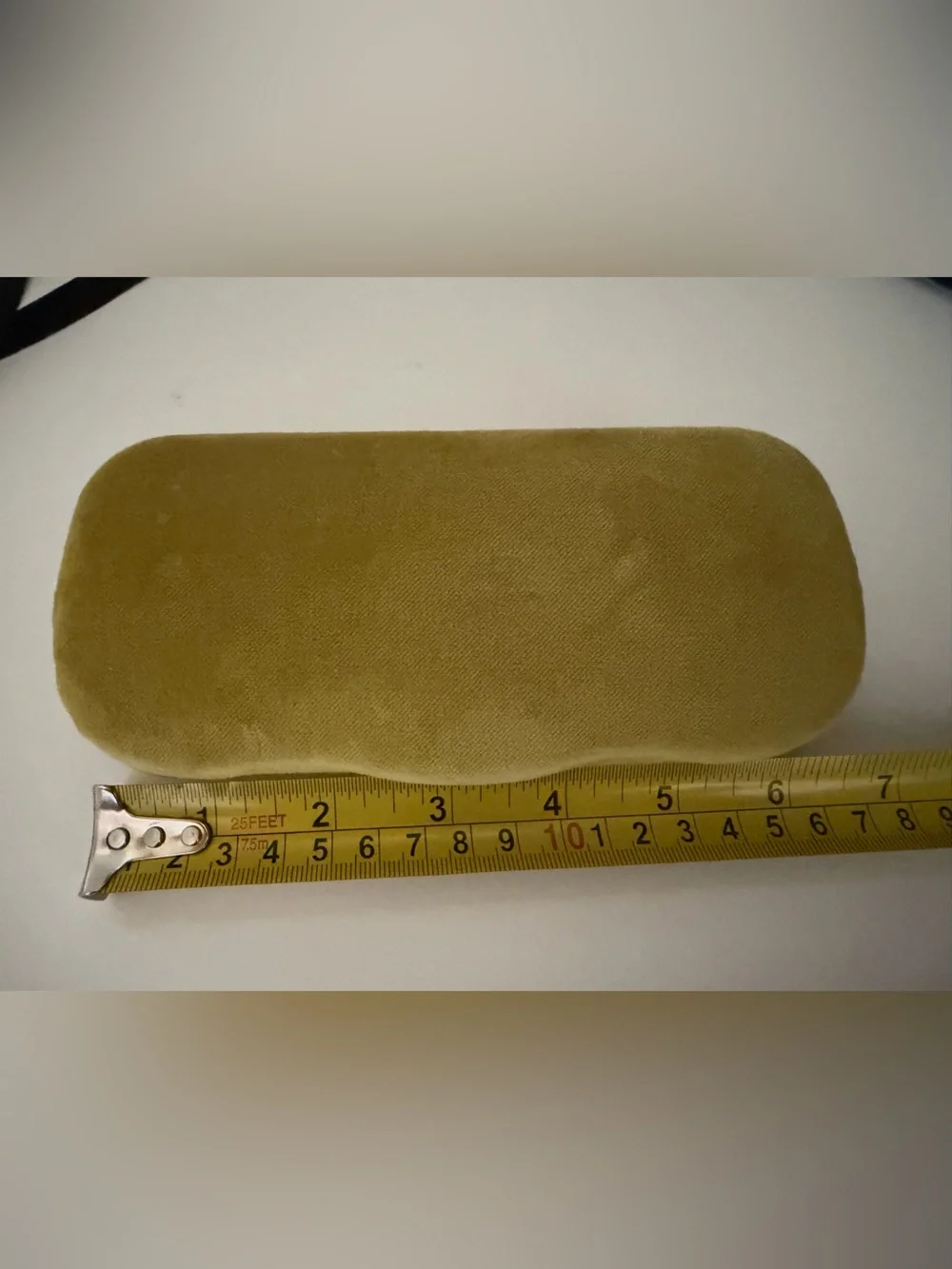 Gucci Olive Green Velvet Glasses Case with Olive Drawstring Pouch